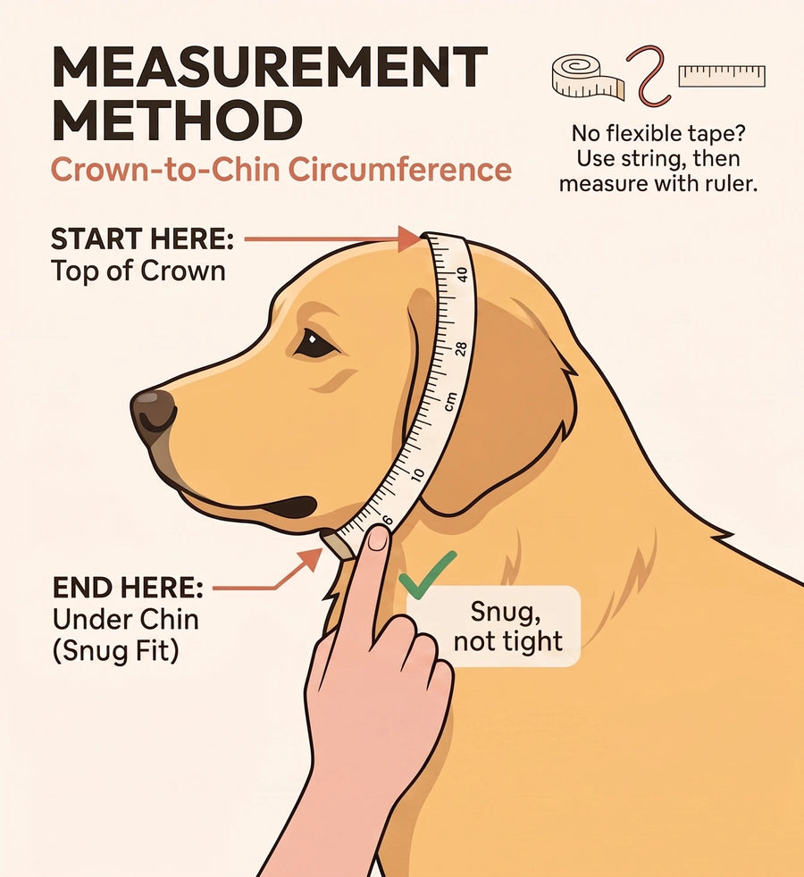 Measure with string + ruler